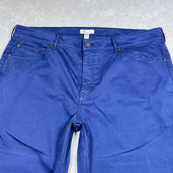 Peter Millar Pants Mens Size 40 Blue Golf Casual Work Inseam 25” Pockets 3505 - Picture 4 of 13